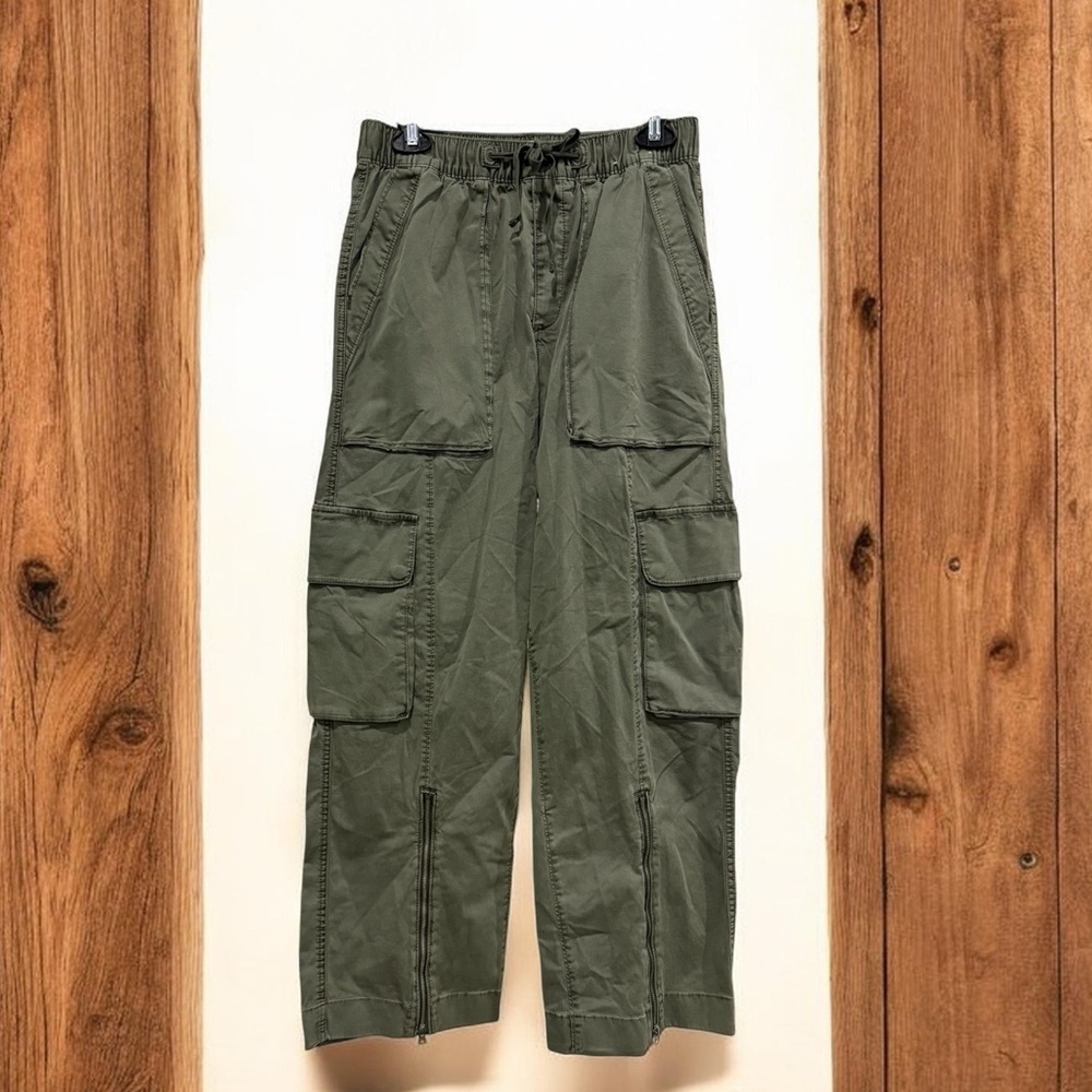 Abercrombie & Fitch Olive Green Cargo Utility Pants